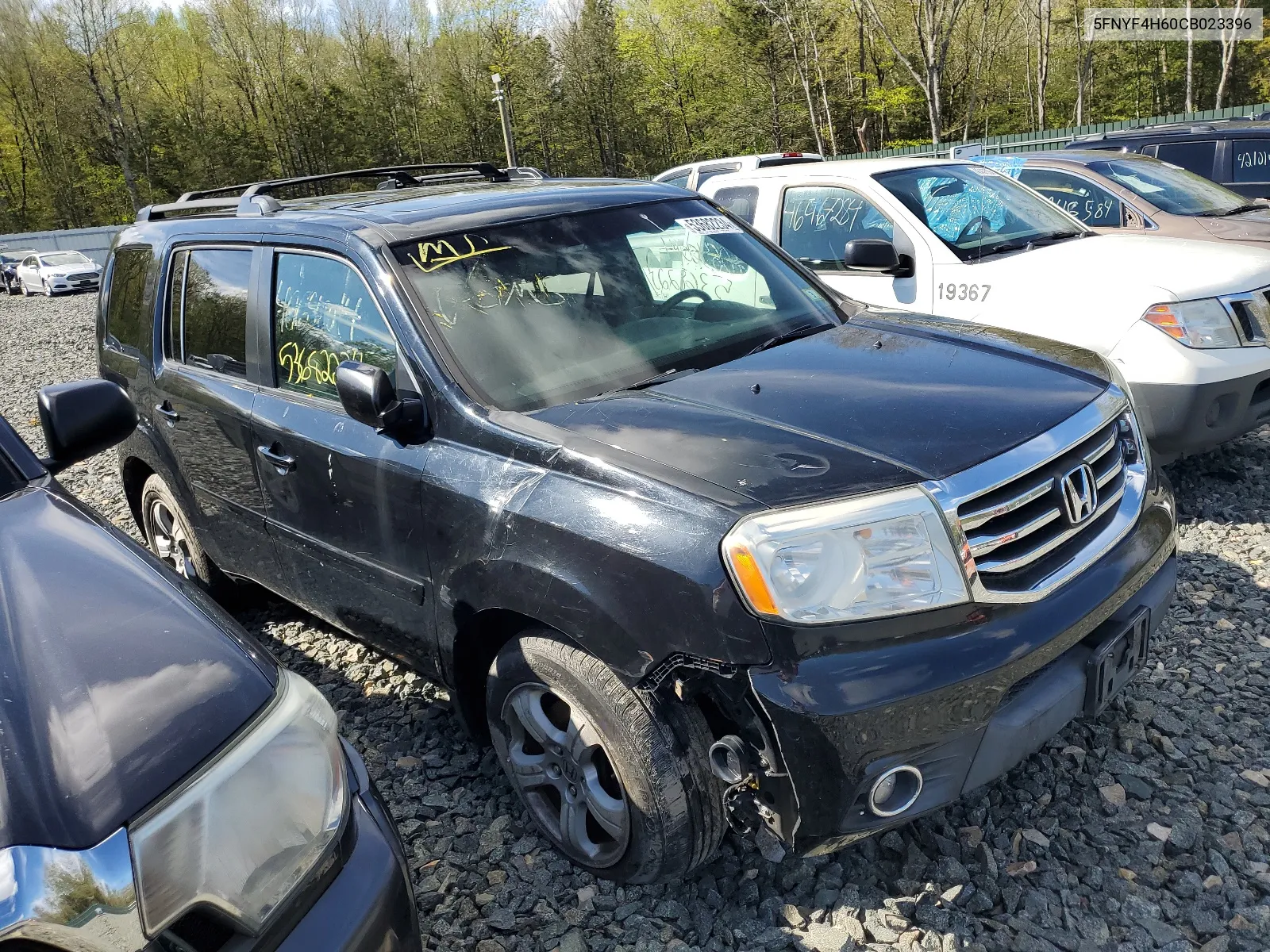 2012 Honda Pilot Exl VIN: 5FNYF4H60CB023396 Lot: 53682234