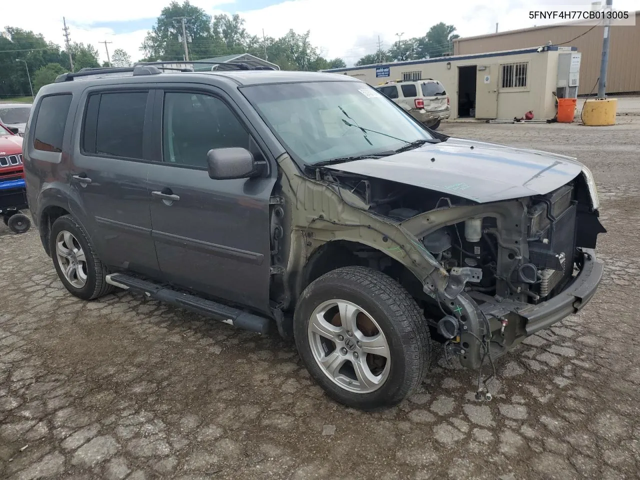 2012 Honda Pilot Exln VIN: 5FNYF4H77CB013005 Lot: 53757124