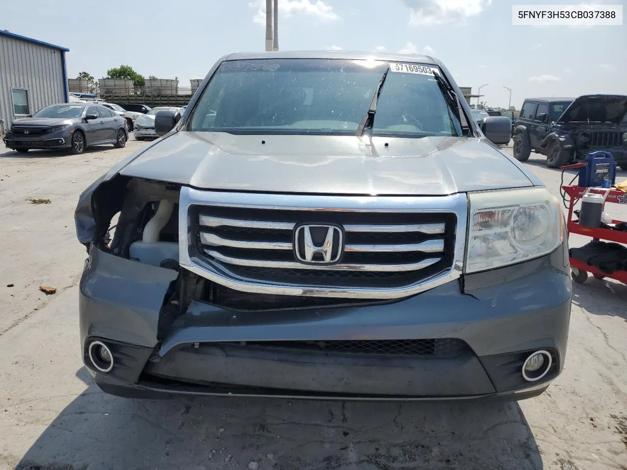 5FNYF3H53CB037388 2012 Honda Pilot Exl