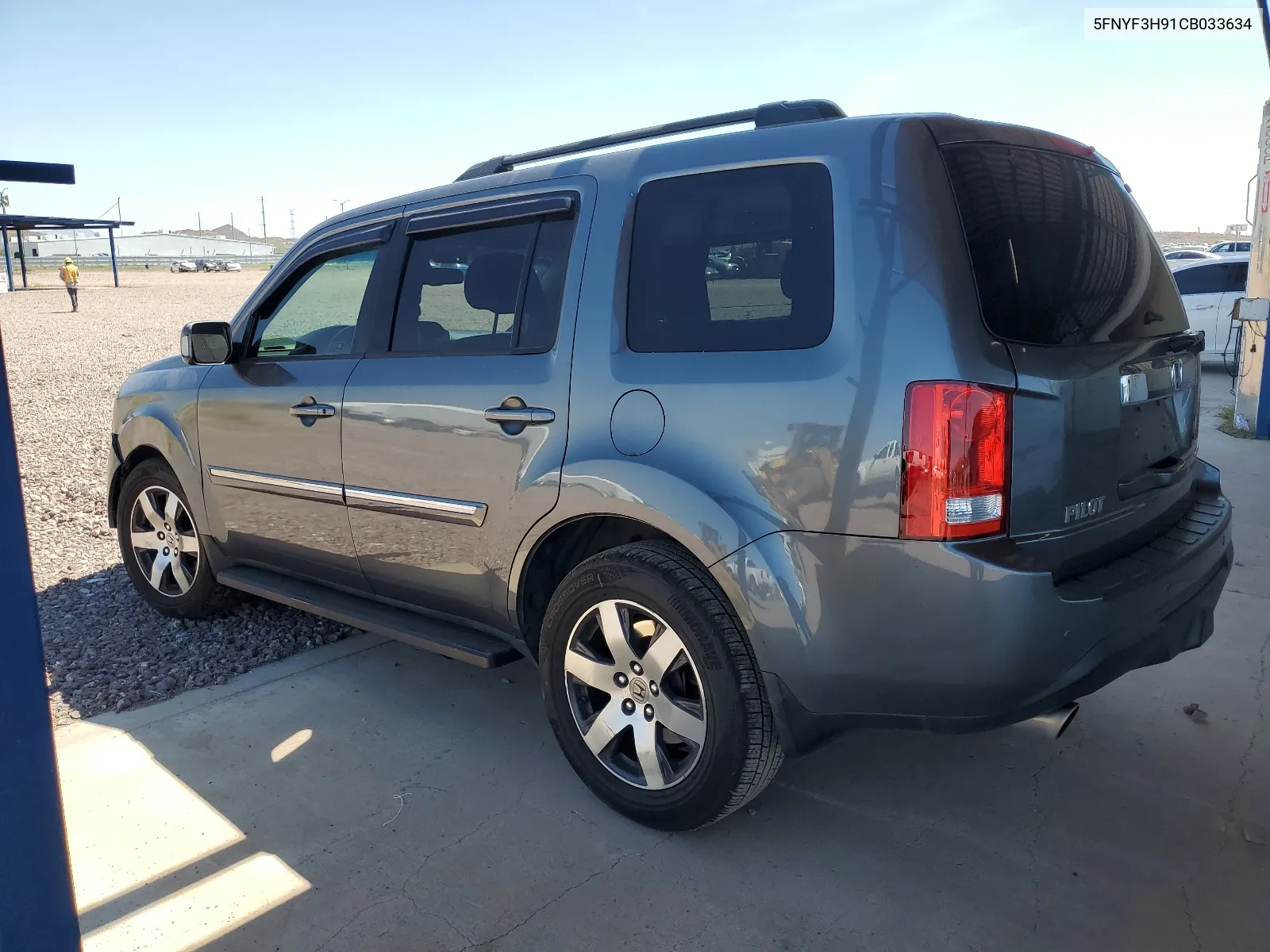 2012 Honda Pilot Touring VIN: 5FNYF3H91CB033634 Lot: 57451104