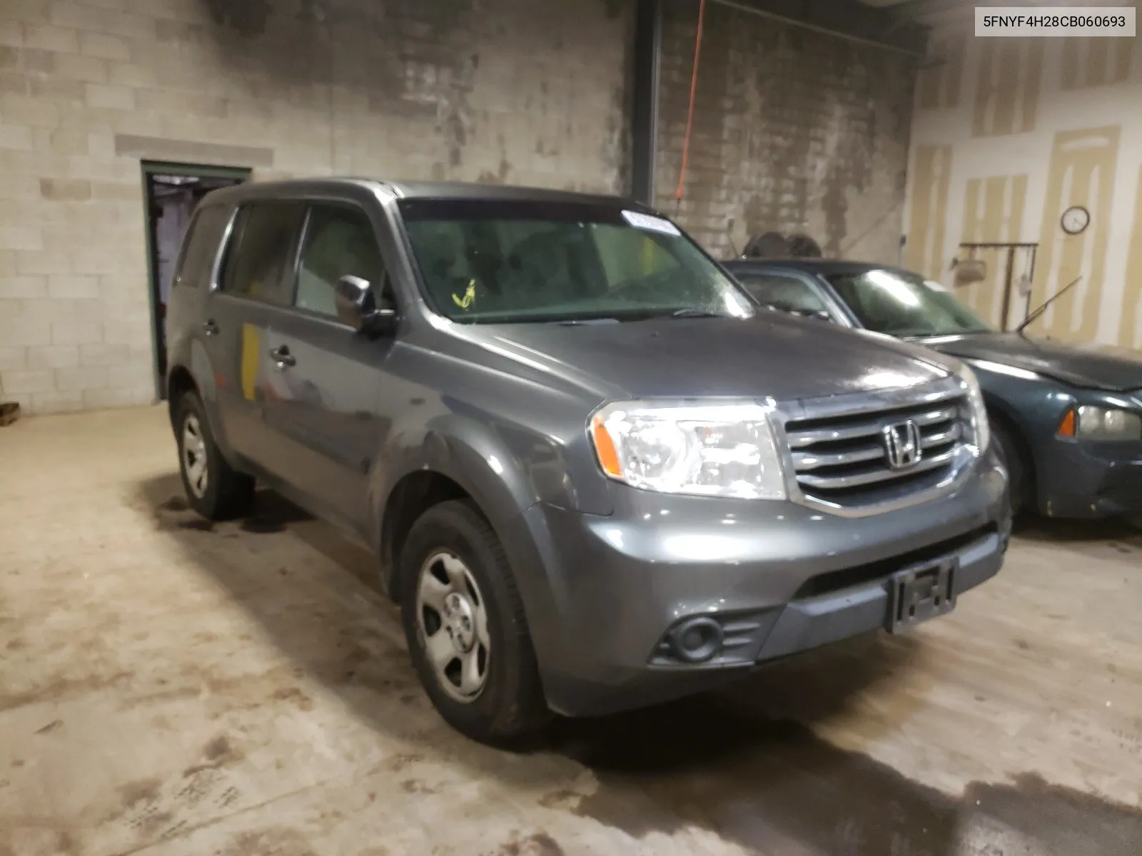 2012 Honda Pilot Lx VIN: 5FNYF4H28CB060693 Lot: 57755780