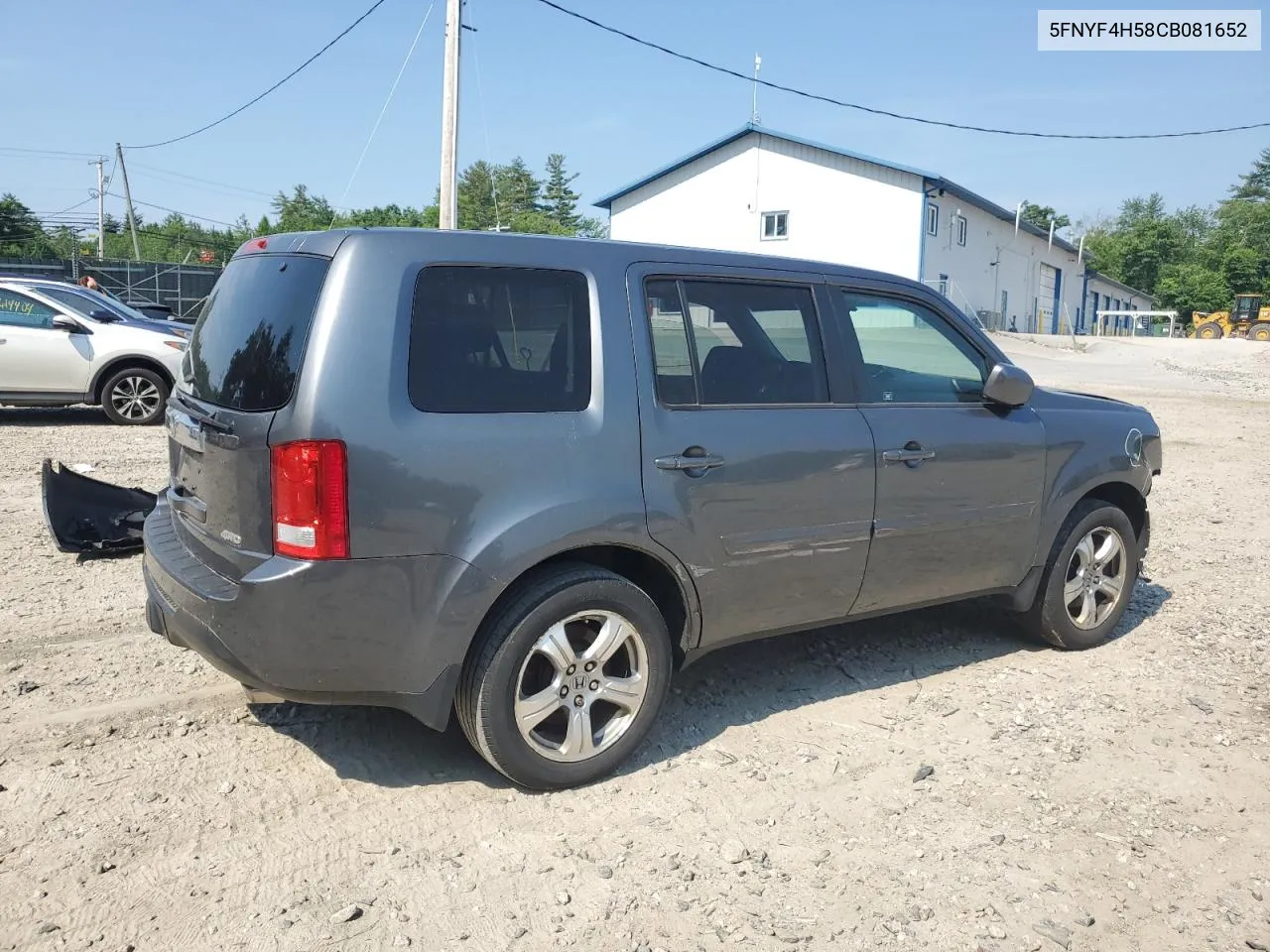 5FNYF4H58CB081652 2012 Honda Pilot Exl