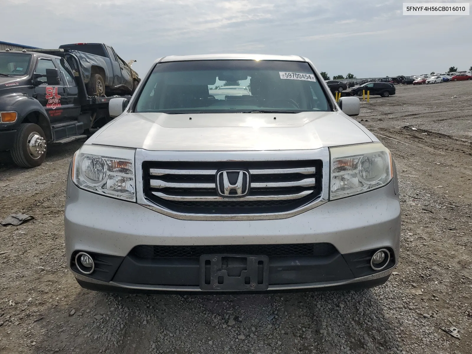 2012 Honda Pilot Exl VIN: 5FNYF4H56CB016010 Lot: 59700454