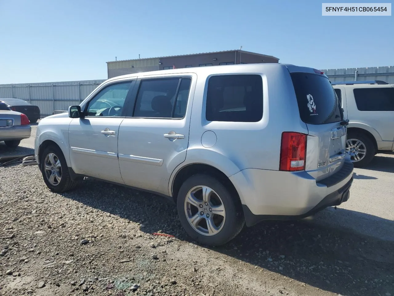 2012 Honda Pilot Exl VIN: 5FNYF4H51CB065454 Lot: 60269094