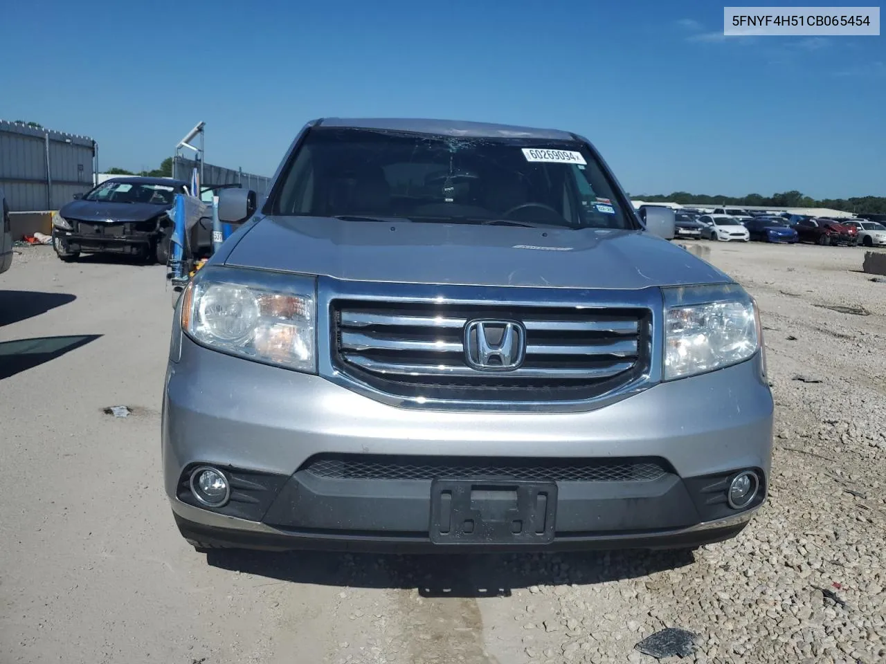 5FNYF4H51CB065454 2012 Honda Pilot Exl