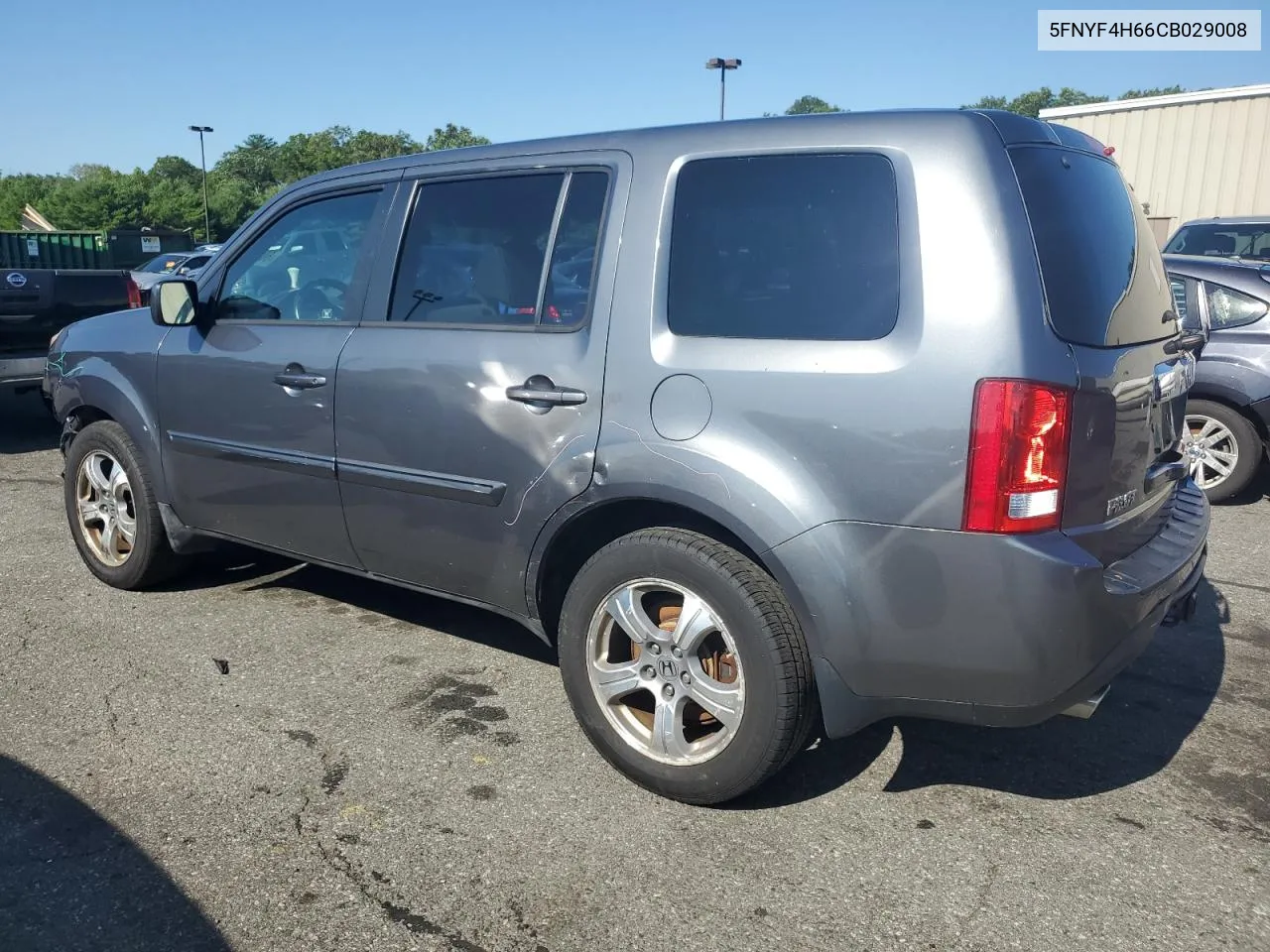 2012 Honda Pilot Exl VIN: 5FNYF4H66CB029008 Lot: 60349564