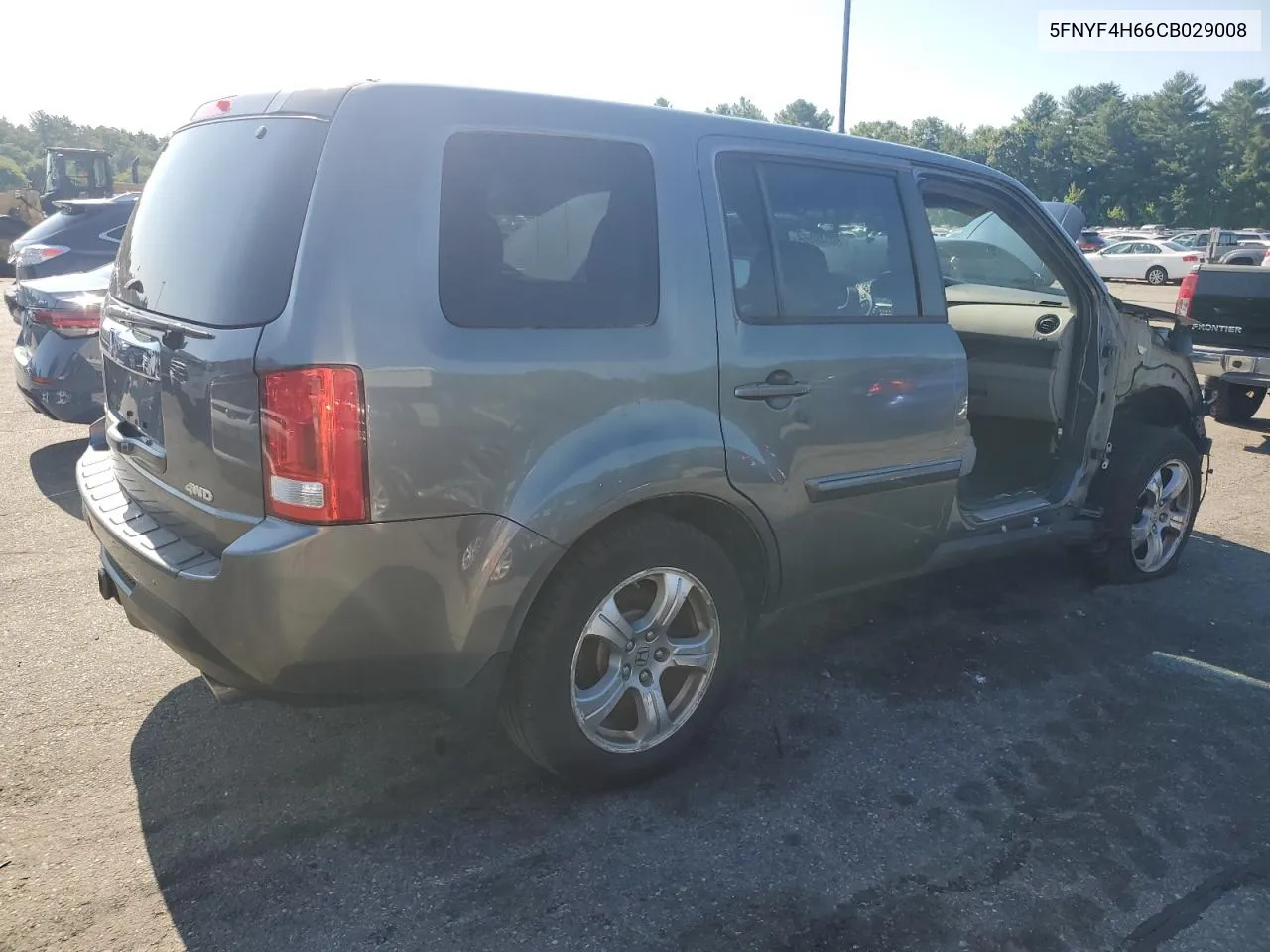 2012 Honda Pilot Exl VIN: 5FNYF4H66CB029008 Lot: 60349564