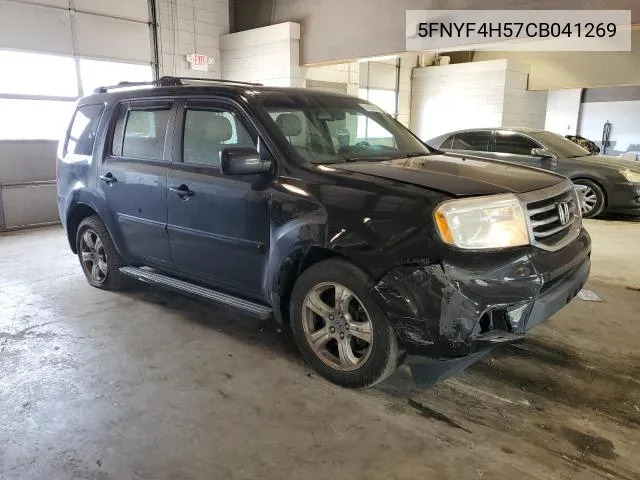 5FNYF4H57CB041269 2012 Honda Pilot Exl