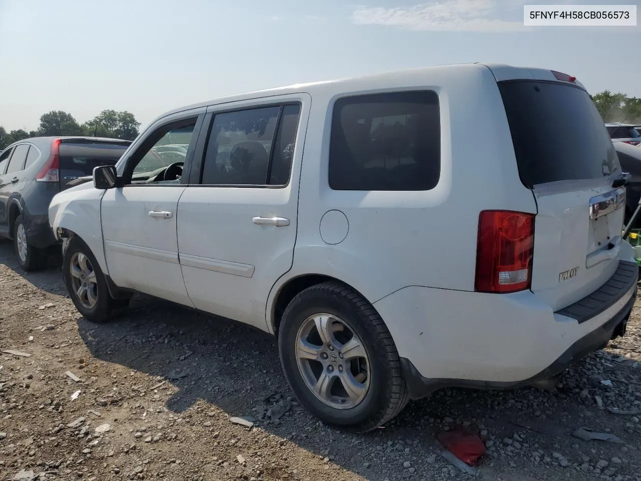 2012 Honda Pilot Exl VIN: 5FNYF4H58CB056573 Lot: 62637894