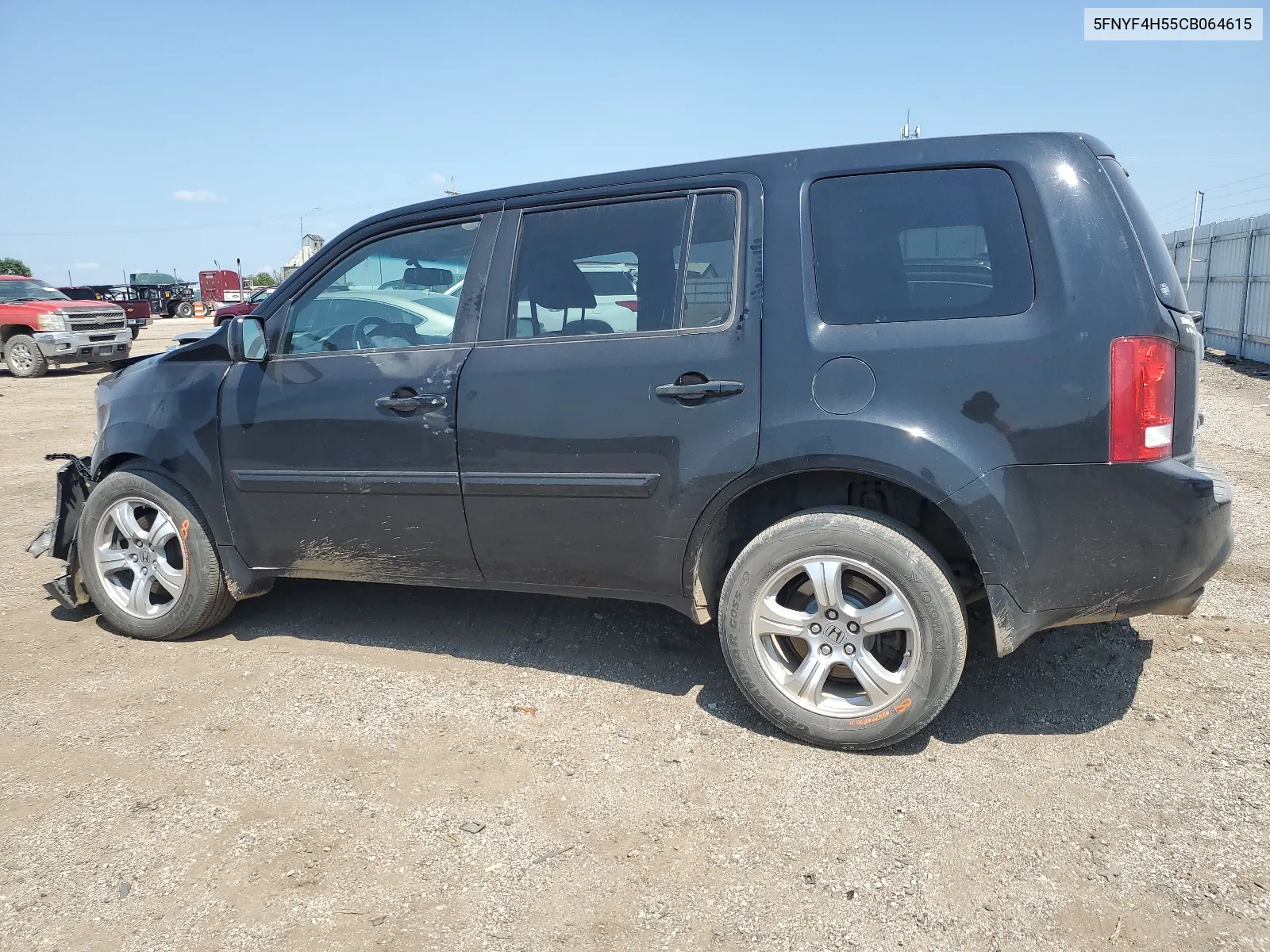 2012 Honda Pilot Exl VIN: 5FNYF4H55CB064615 Lot: 62703734