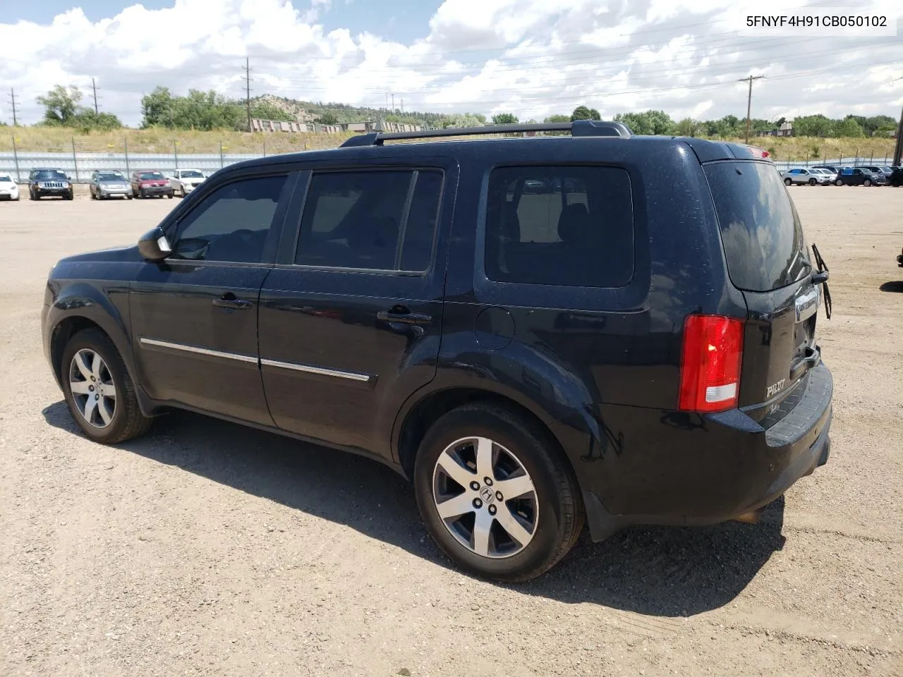 2012 Honda Pilot Touring VIN: 5FNYF4H91CB050102 Lot: 62713894