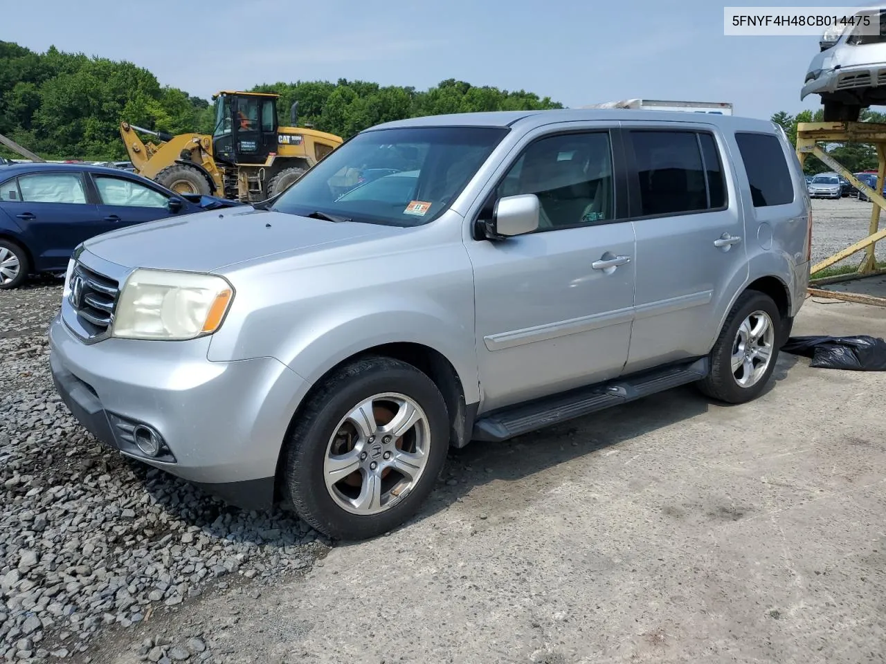 2012 Honda Pilot Ex VIN: 5FNYF4H48CB014475 Lot: 62915154