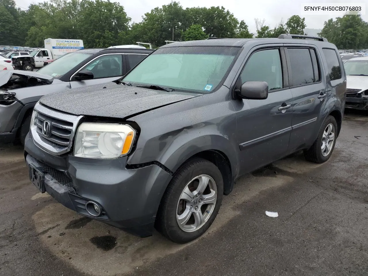 2012 Honda Pilot Exl VIN: 5FNYF4H50CB076803 Lot: 64325224