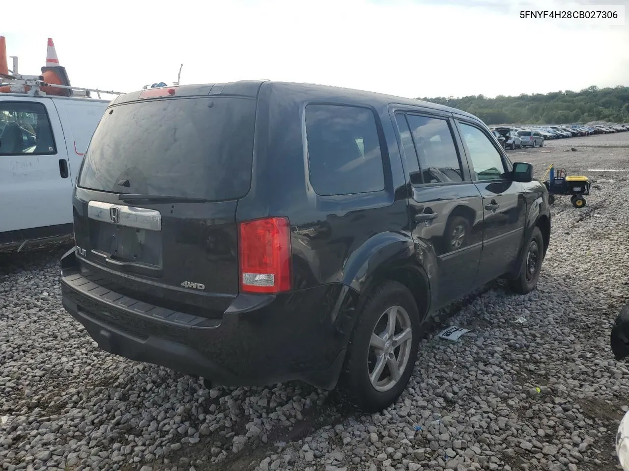 5FNYF4H28CB027306 2012 Honda Pilot Lx