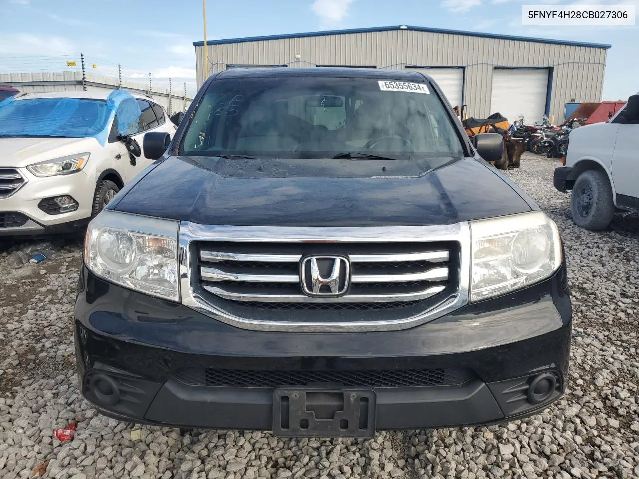 5FNYF4H28CB027306 2012 Honda Pilot Lx