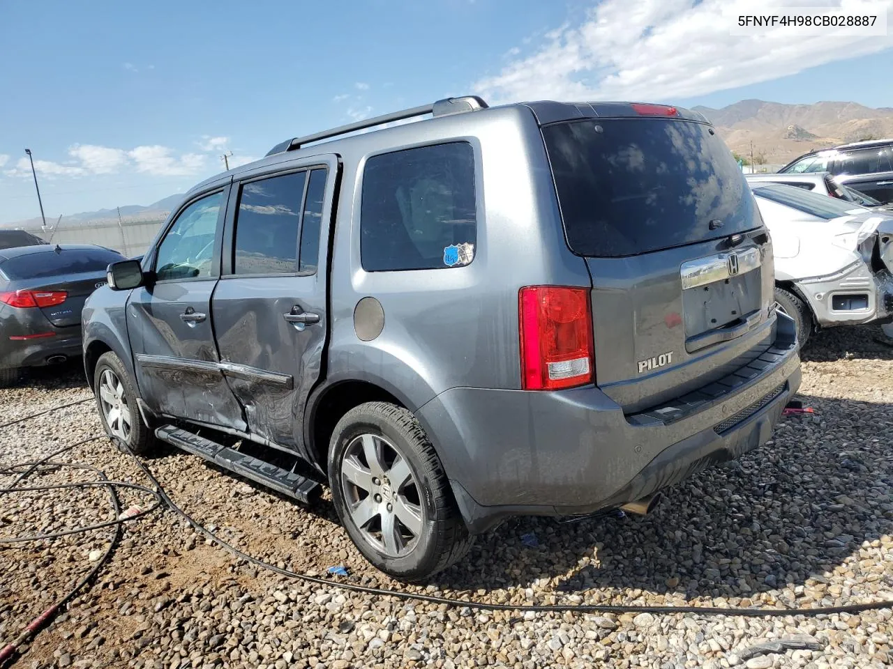 2012 Honda Pilot Touring VIN: 5FNYF4H98CB028887 Lot: 67050214