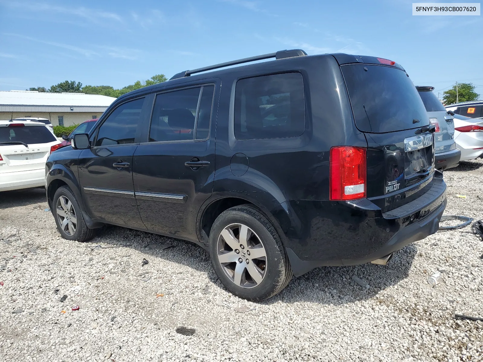 2012 Honda Pilot Touring VIN: 5FNYF3H93CB007620 Lot: 67252714