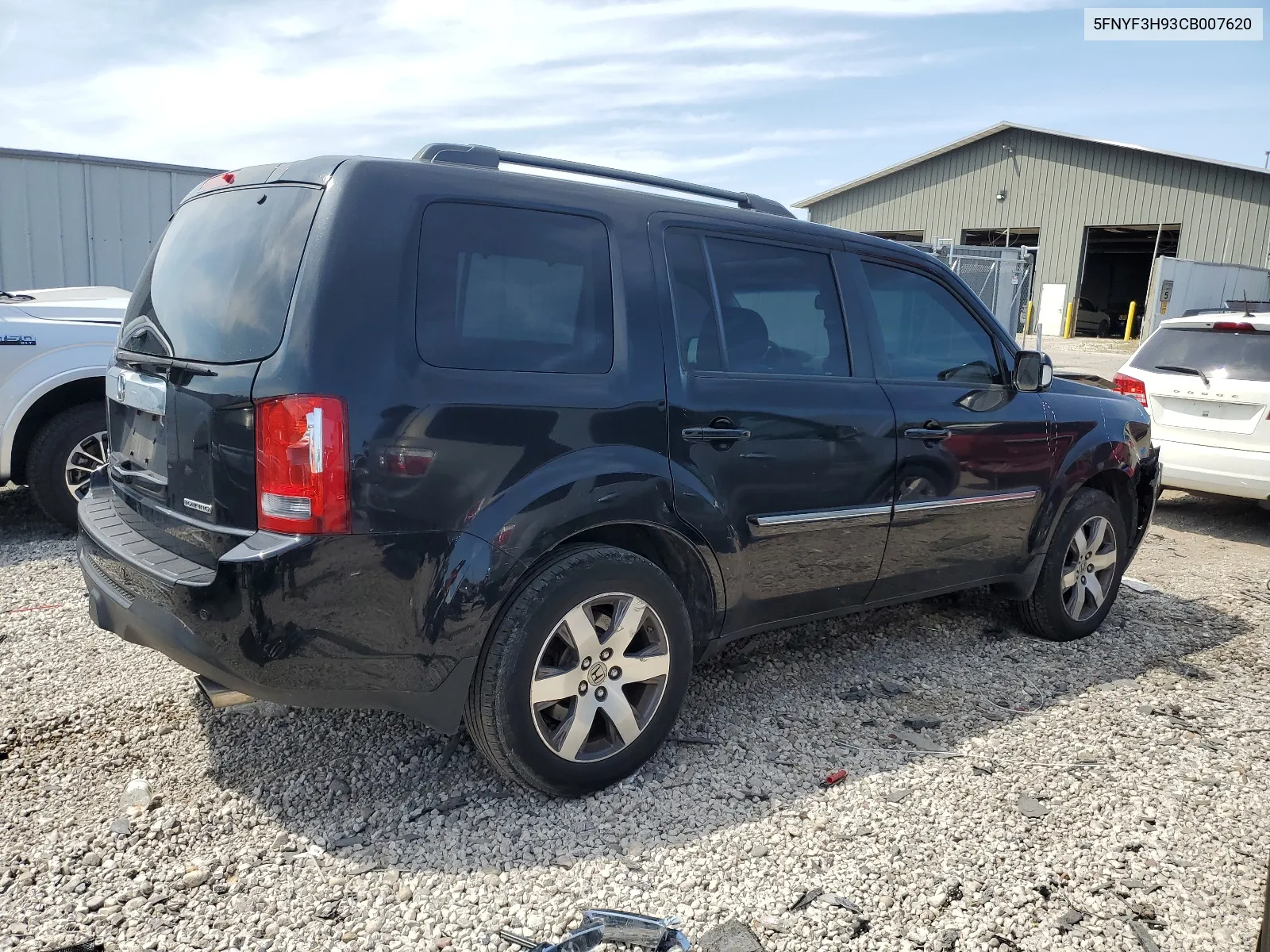 2012 Honda Pilot Touring VIN: 5FNYF3H93CB007620 Lot: 67252714