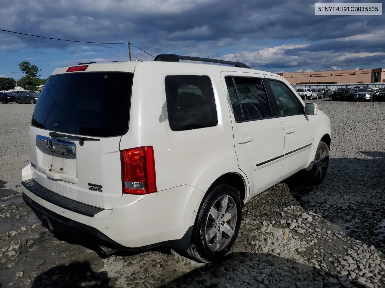 2012 Honda Pilot Touring VIN: 5FNYF4H91CB035535 Lot: 67327314