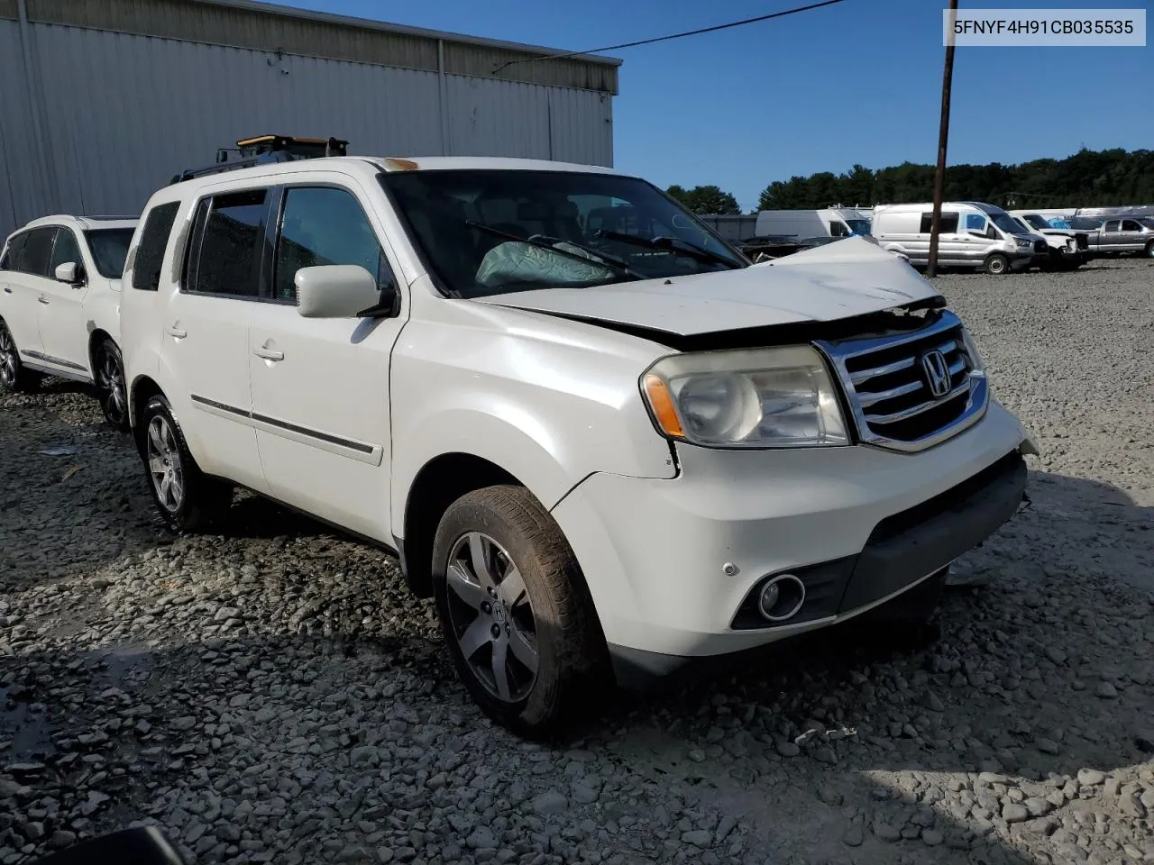 2012 Honda Pilot Touring VIN: 5FNYF4H91CB035535 Lot: 67327314