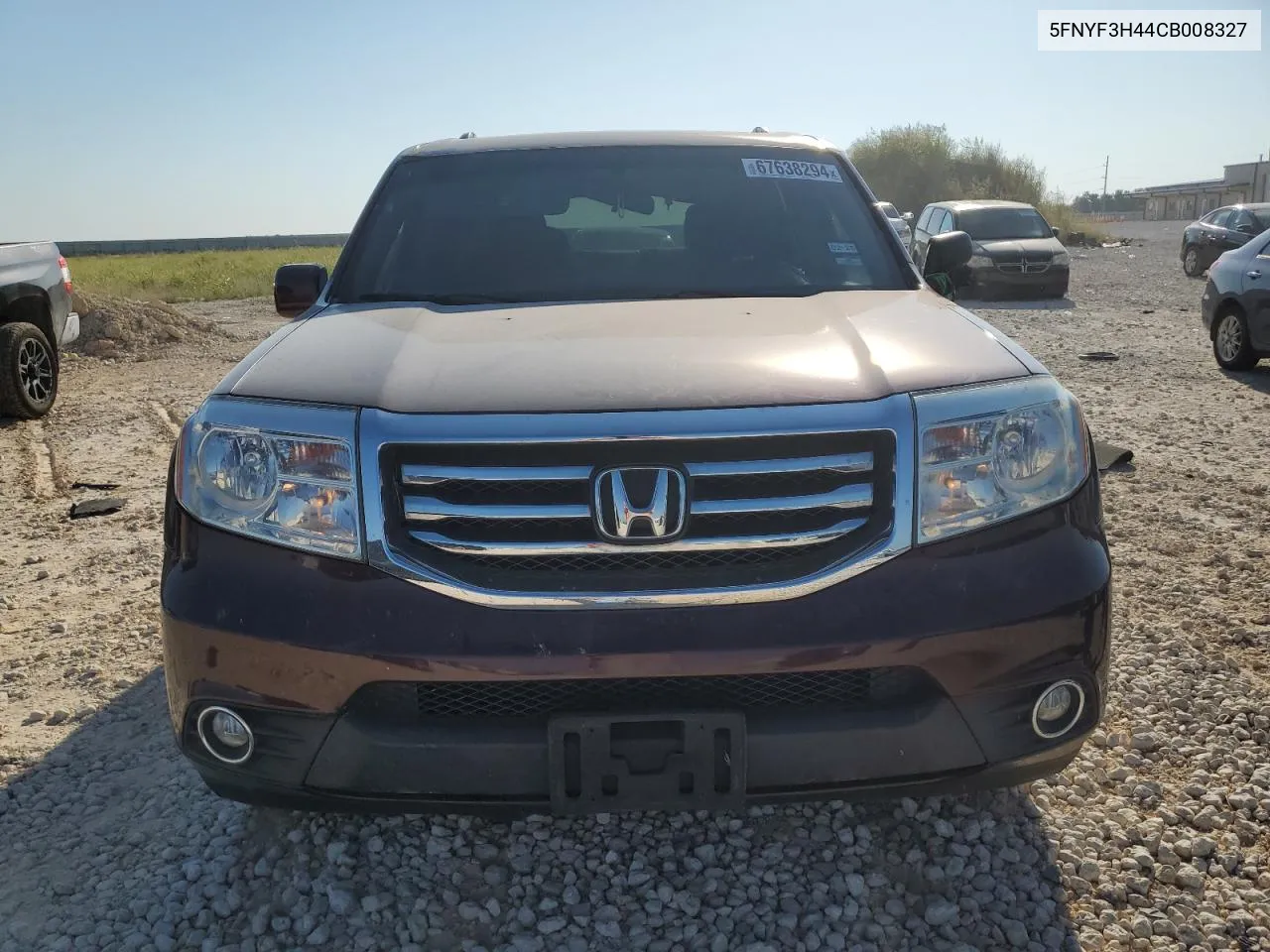 5FNYF3H44CB008327 2012 Honda Pilot Ex