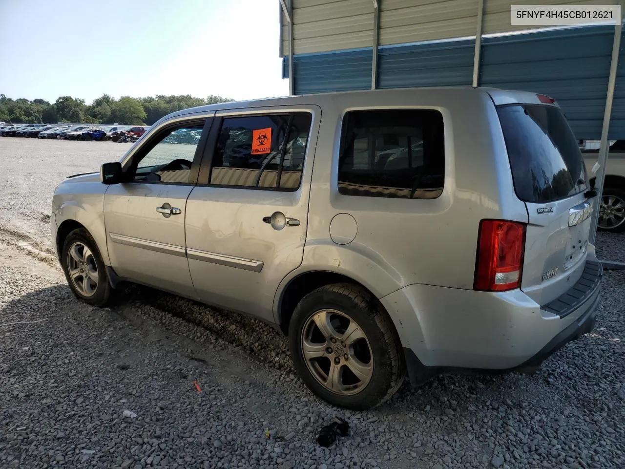 2012 Honda Pilot Ex VIN: 5FNYF4H45CB012621 Lot: 68318174