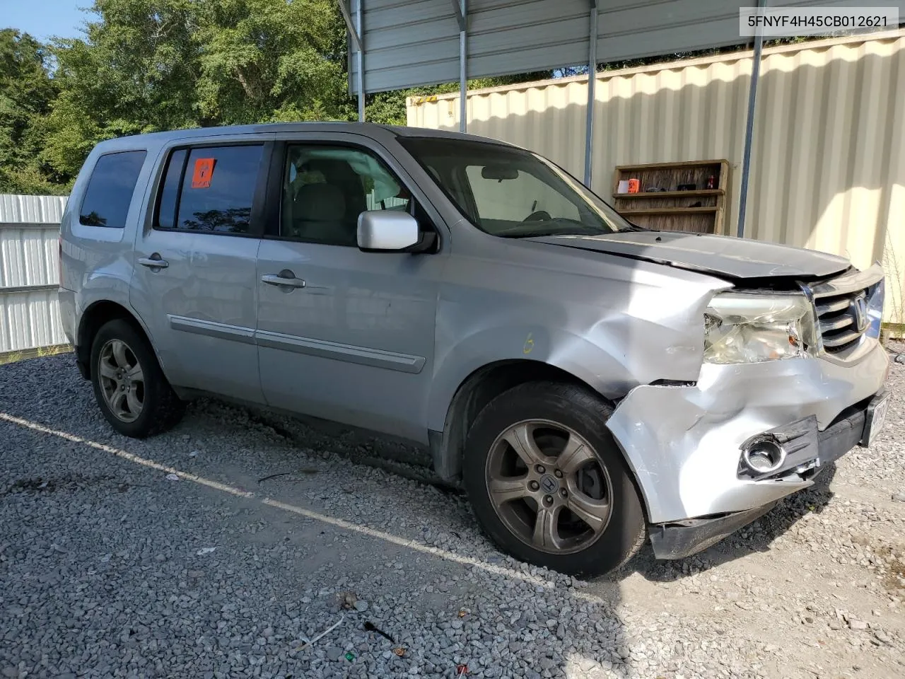 2012 Honda Pilot Ex VIN: 5FNYF4H45CB012621 Lot: 68318174