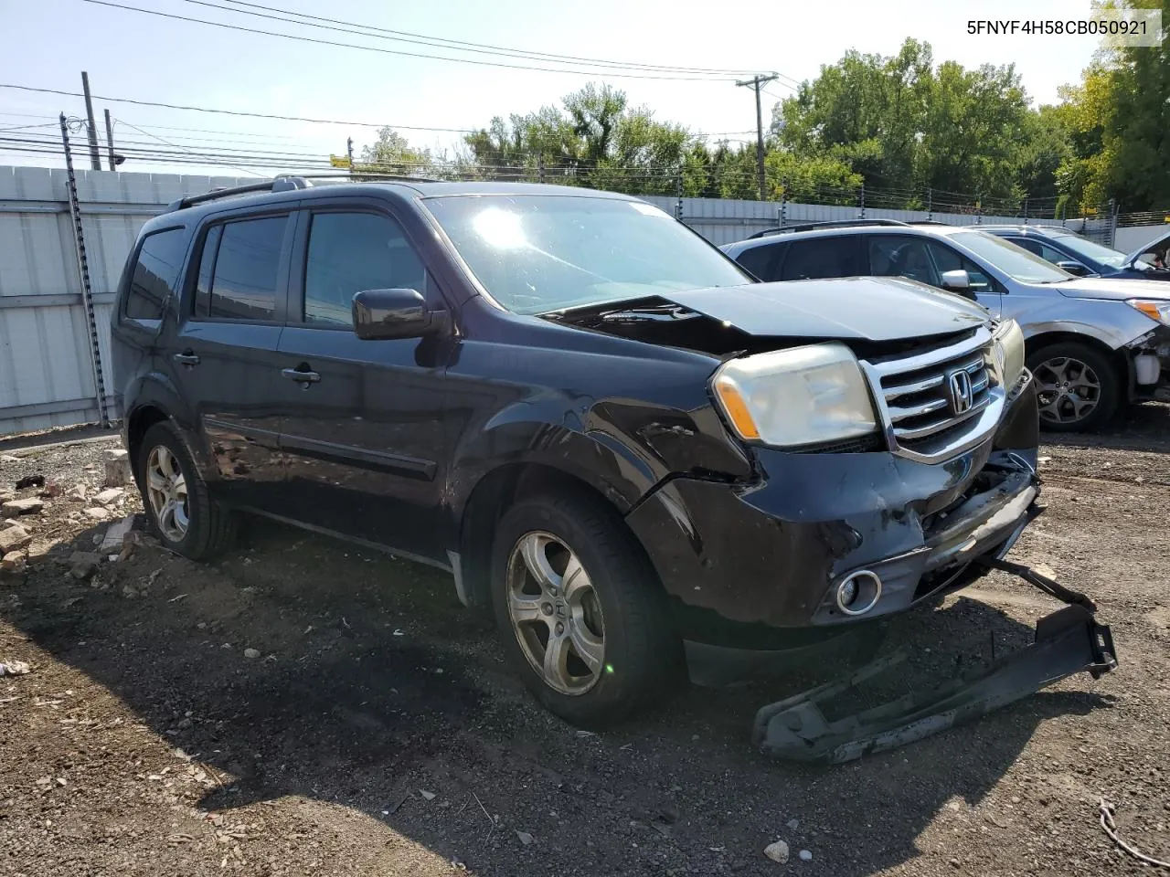 2012 Honda Pilot Exl VIN: 5FNYF4H58CB050921 Lot: 68362054