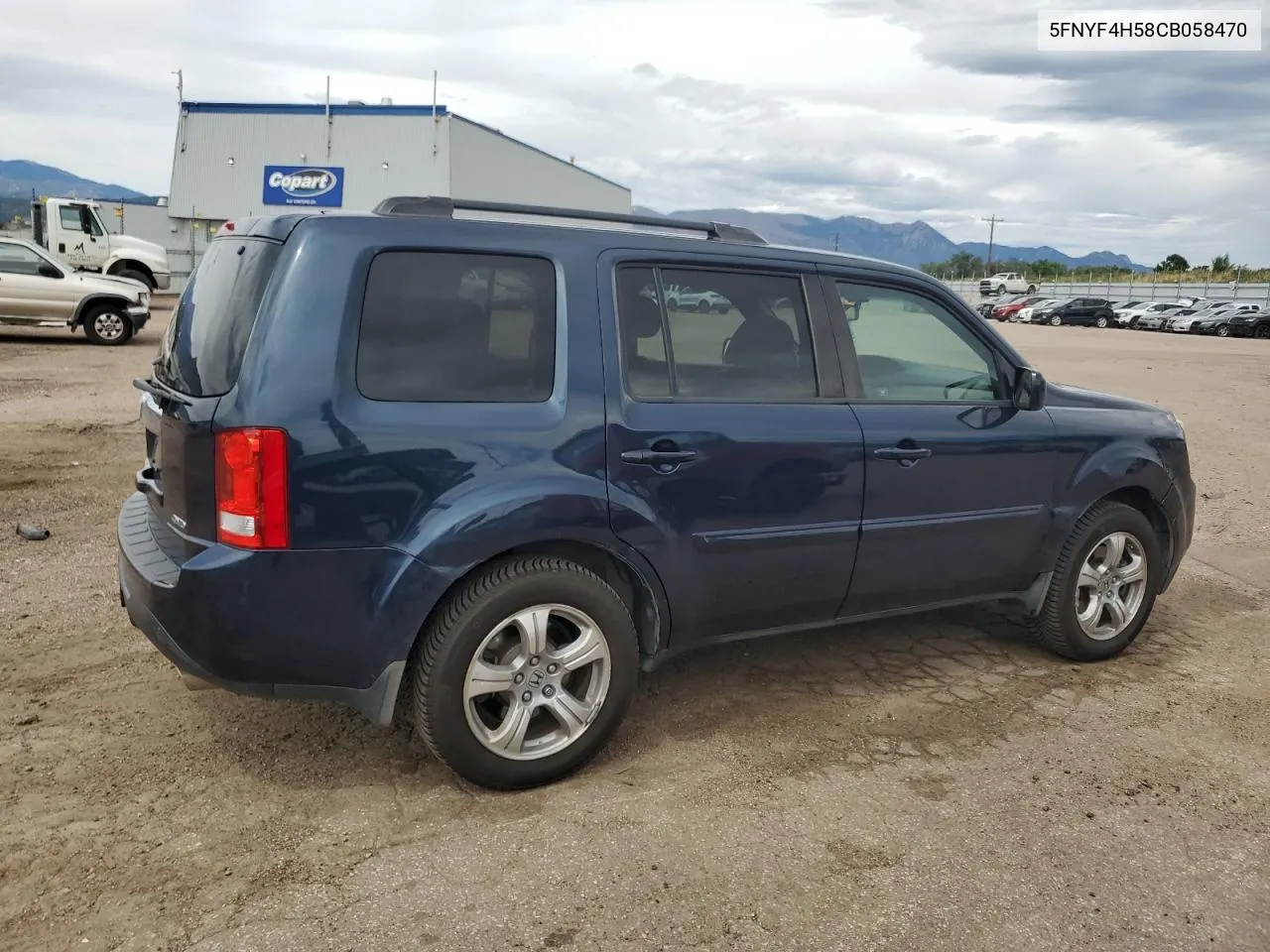 2012 Honda Pilot Exl VIN: 5FNYF4H58CB058470 Lot: 68437074