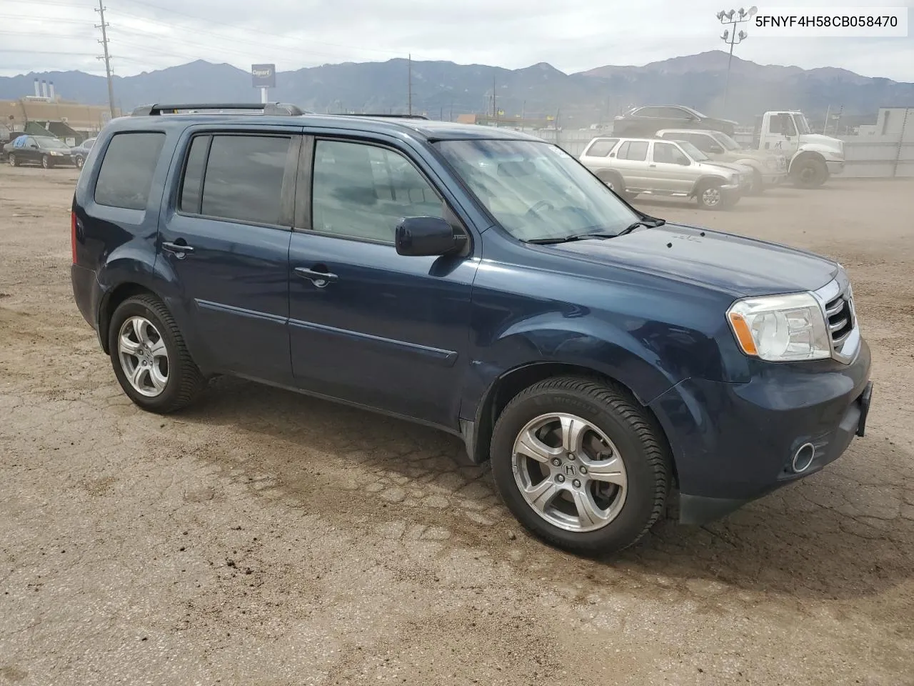 2012 Honda Pilot Exl VIN: 5FNYF4H58CB058470 Lot: 68437074