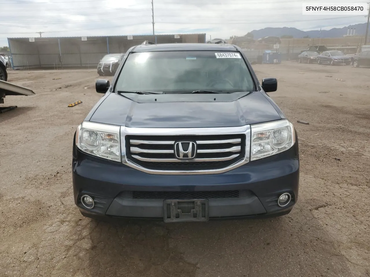 5FNYF4H58CB058470 2012 Honda Pilot Exl