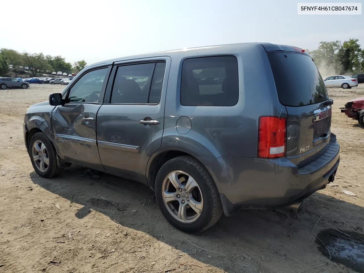 2012 Honda Pilot Exl VIN: 5FNYF4H61CB047674 Lot: 68493754