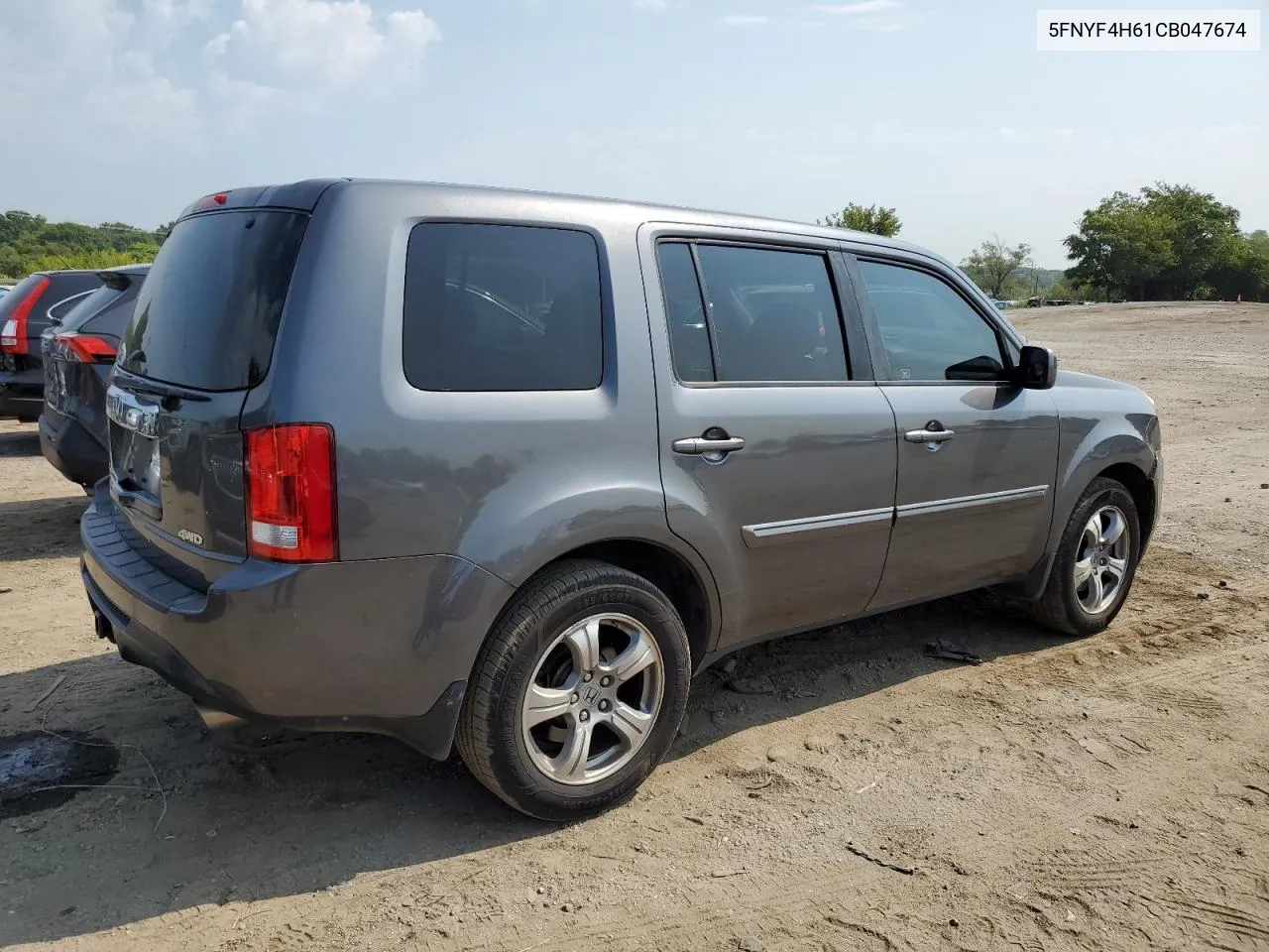 5FNYF4H61CB047674 2012 Honda Pilot Exl