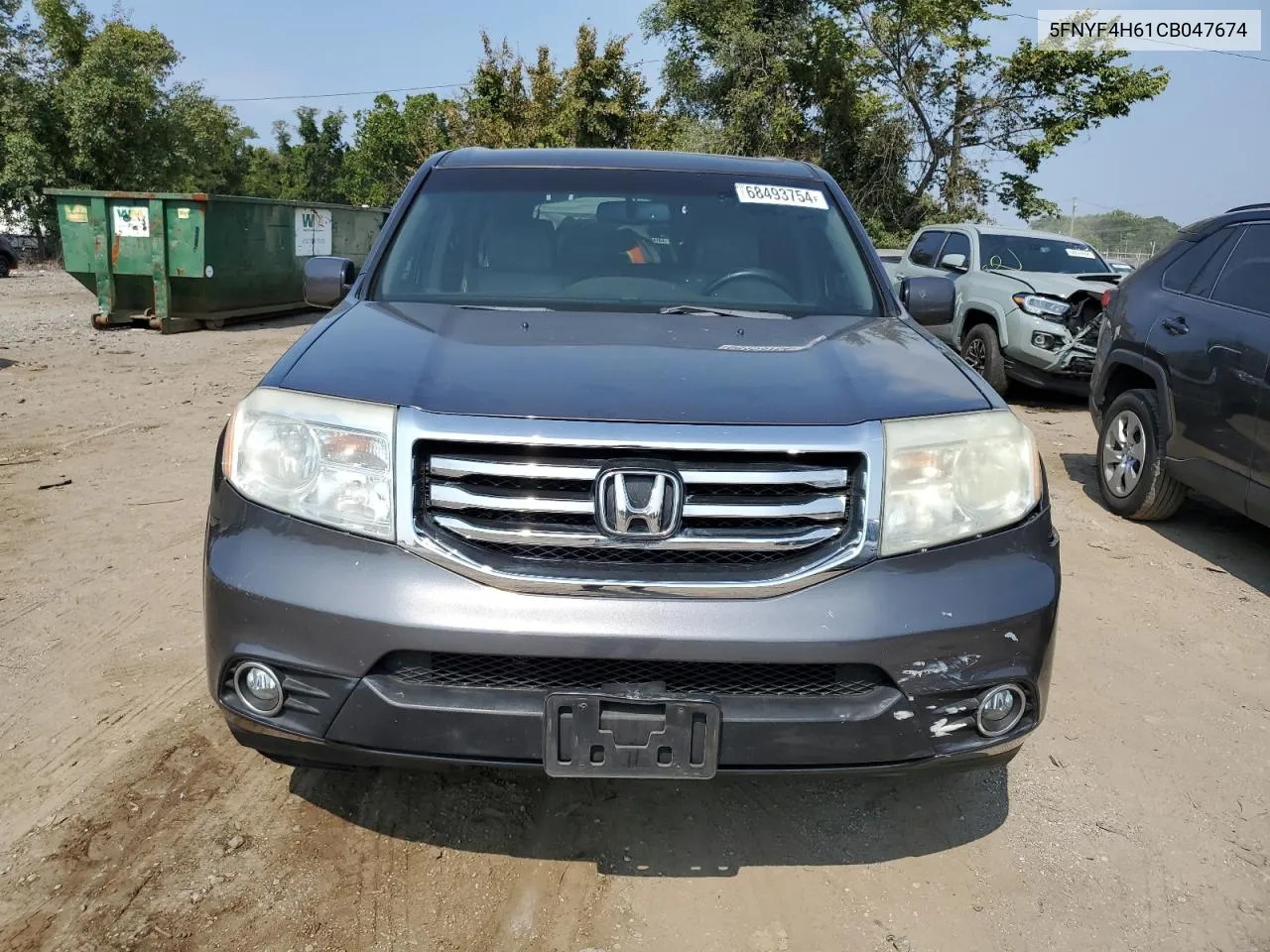 5FNYF4H61CB047674 2012 Honda Pilot Exl