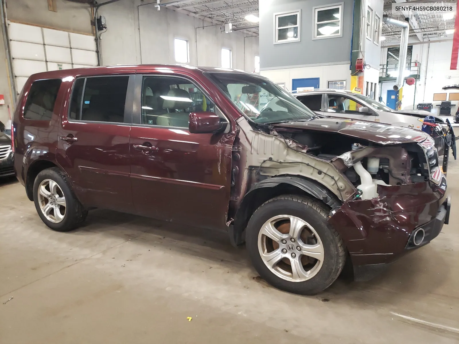 5FNYF4H59CB080218 2012 Honda Pilot Exl