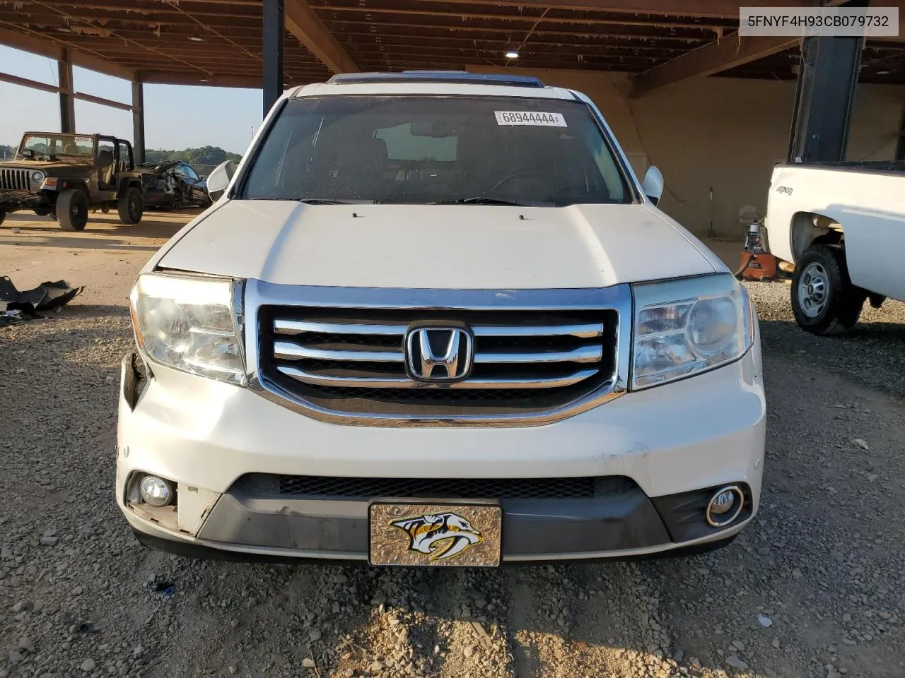 2012 Honda Pilot Touring VIN: 5FNYF4H93CB079732 Lot: 68944444