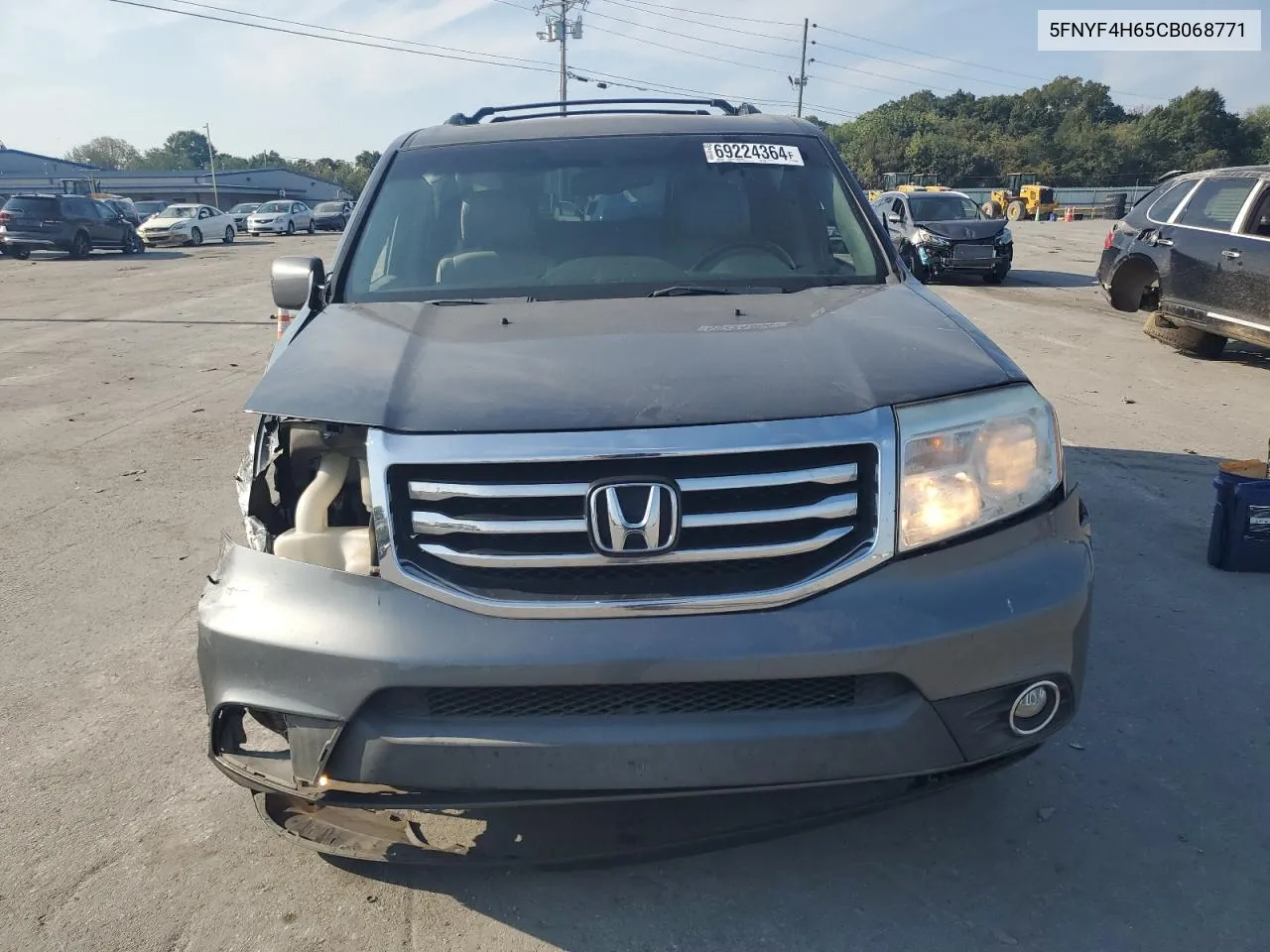 5FNYF4H65CB068771 2012 Honda Pilot Exl