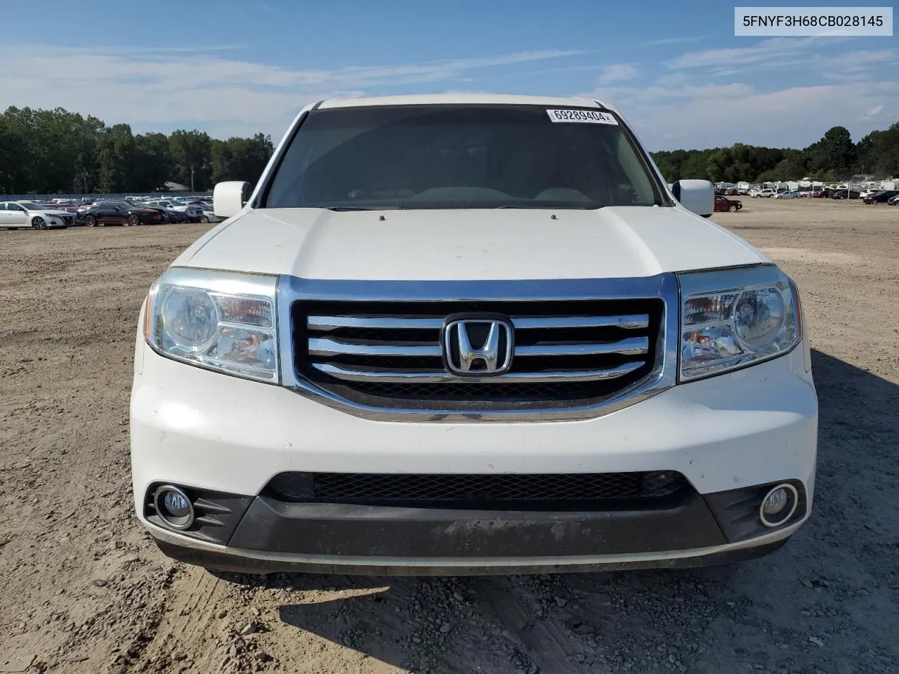 2012 Honda Pilot Exl VIN: 5FNYF3H68CB028145 Lot: 69289404