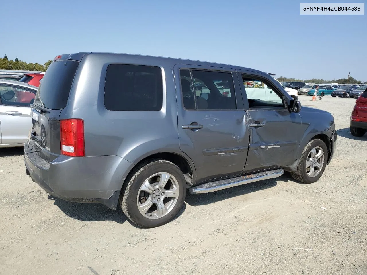 2012 Honda Pilot Ex VIN: 5FNYF4H42CB044538 Lot: 69316804