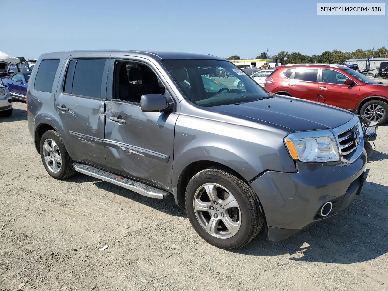 2012 Honda Pilot Ex VIN: 5FNYF4H42CB044538 Lot: 69316804