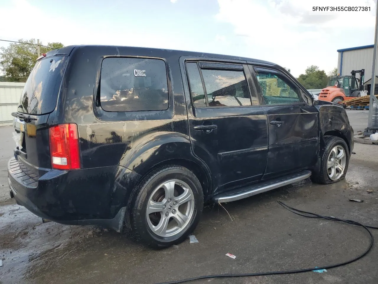 5FNYF3H55CB027381 2012 Honda Pilot Exl