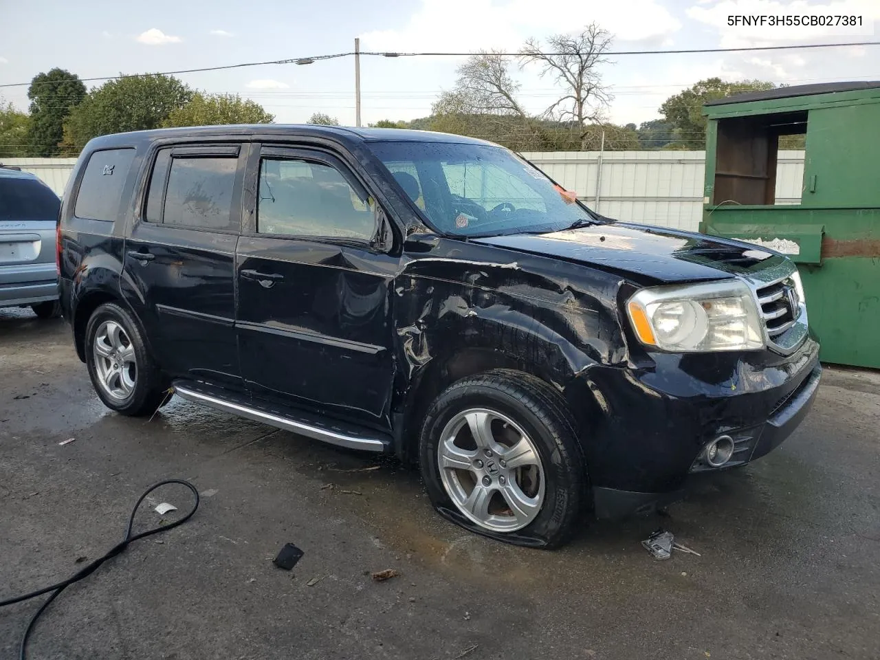 5FNYF3H55CB027381 2012 Honda Pilot Exl