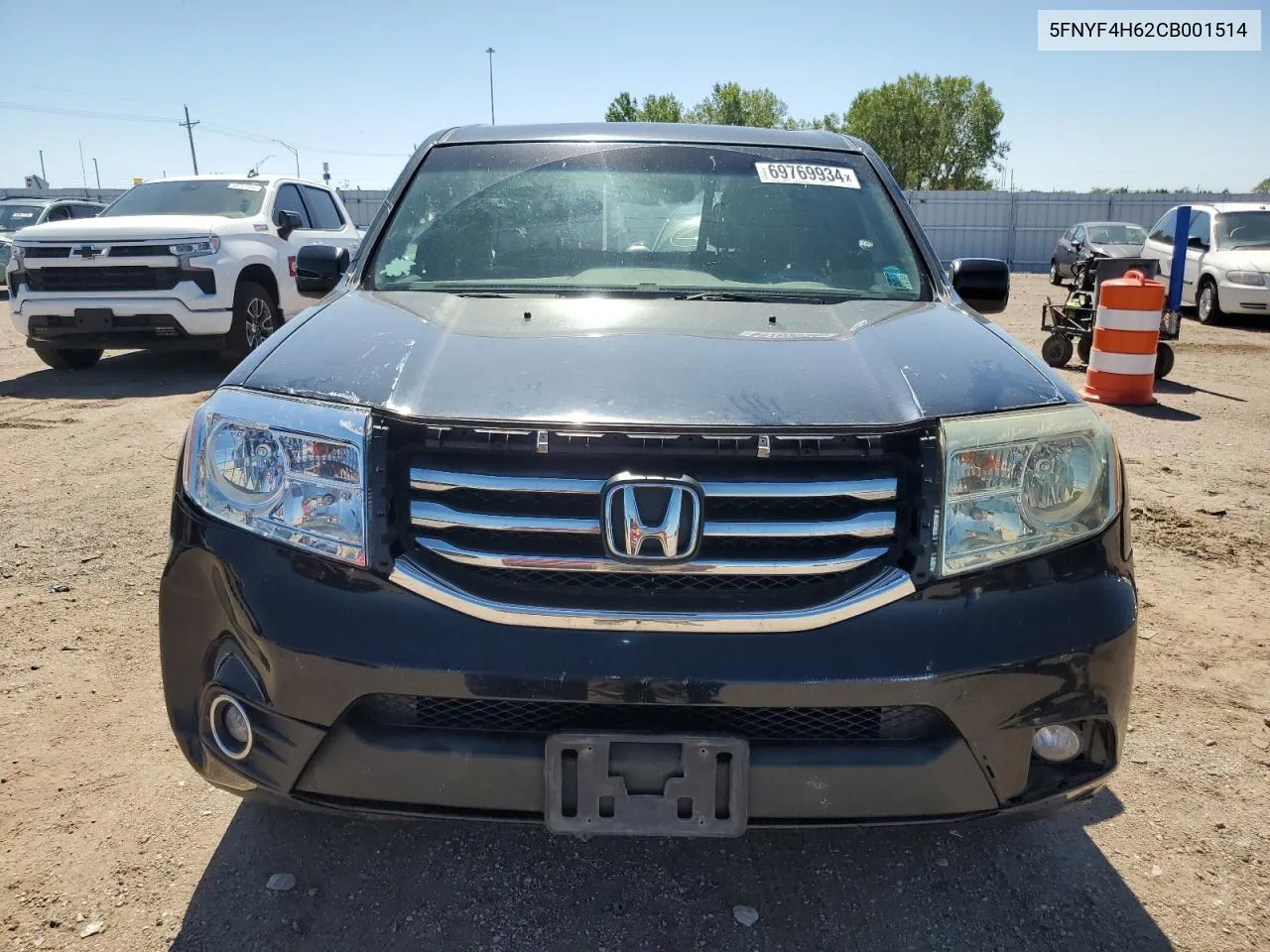 5FNYF4H62CB001514 2012 Honda Pilot Exl