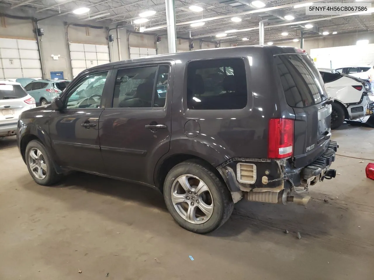 5FNYF4H56CB067586 2012 Honda Pilot Exl