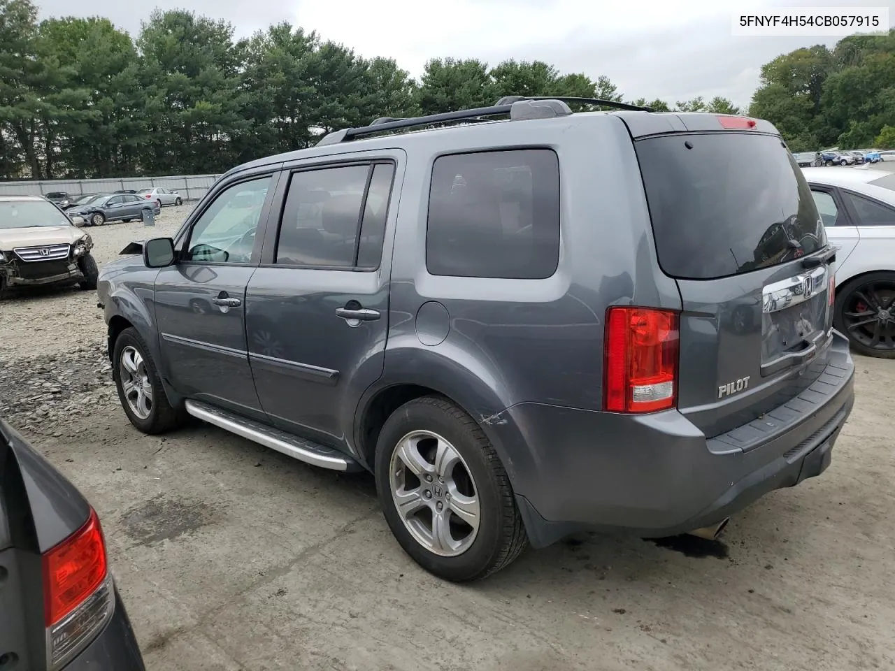 2012 Honda Pilot Exl VIN: 5FNYF4H54CB057915 Lot: 70068864