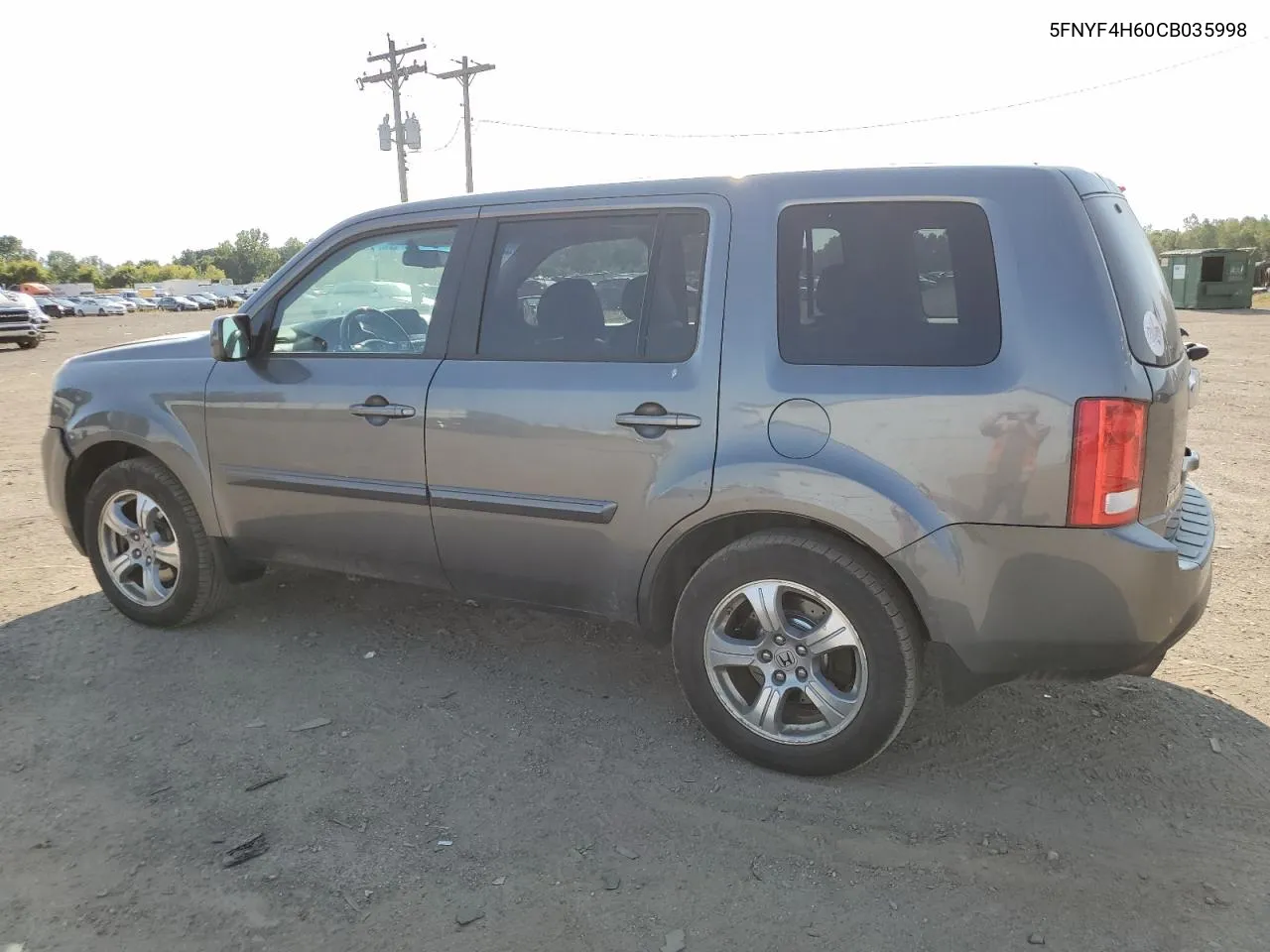 2012 Honda Pilot Exl VIN: 5FNYF4H60CB035998 Lot: 70164724