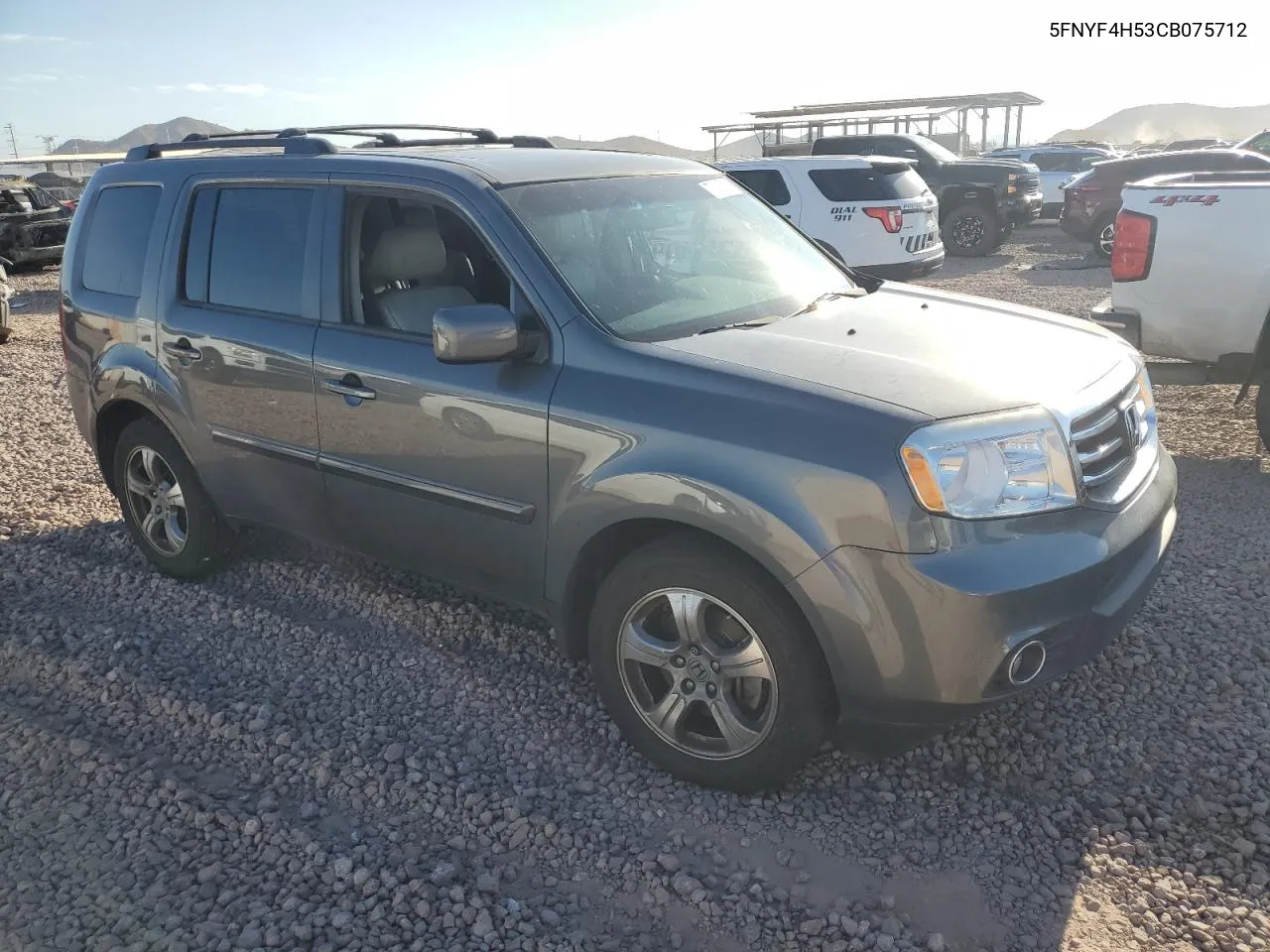 2012 Honda Pilot Exl VIN: 5FNYF4H53CB075712 Lot: 70415334