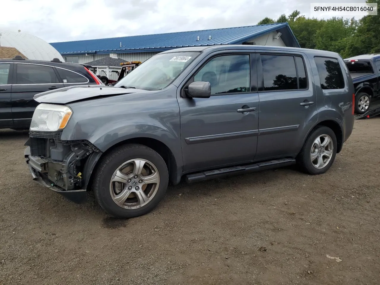 2012 Honda Pilot Exl VIN: 5FNYF4H54CB016040 Lot: 70419864