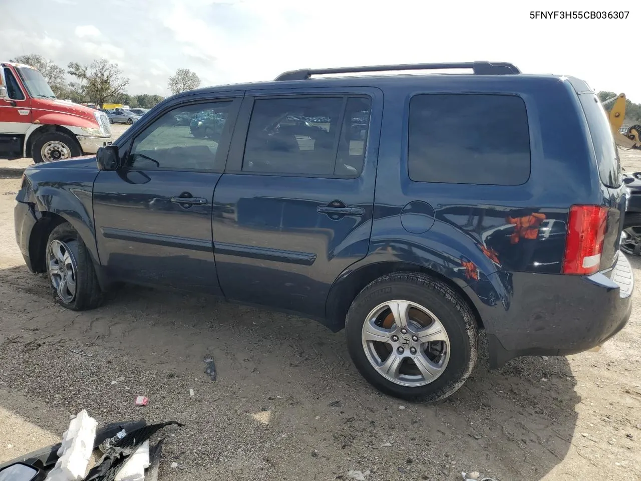 5FNYF3H55CB036307 2012 Honda Pilot Exl