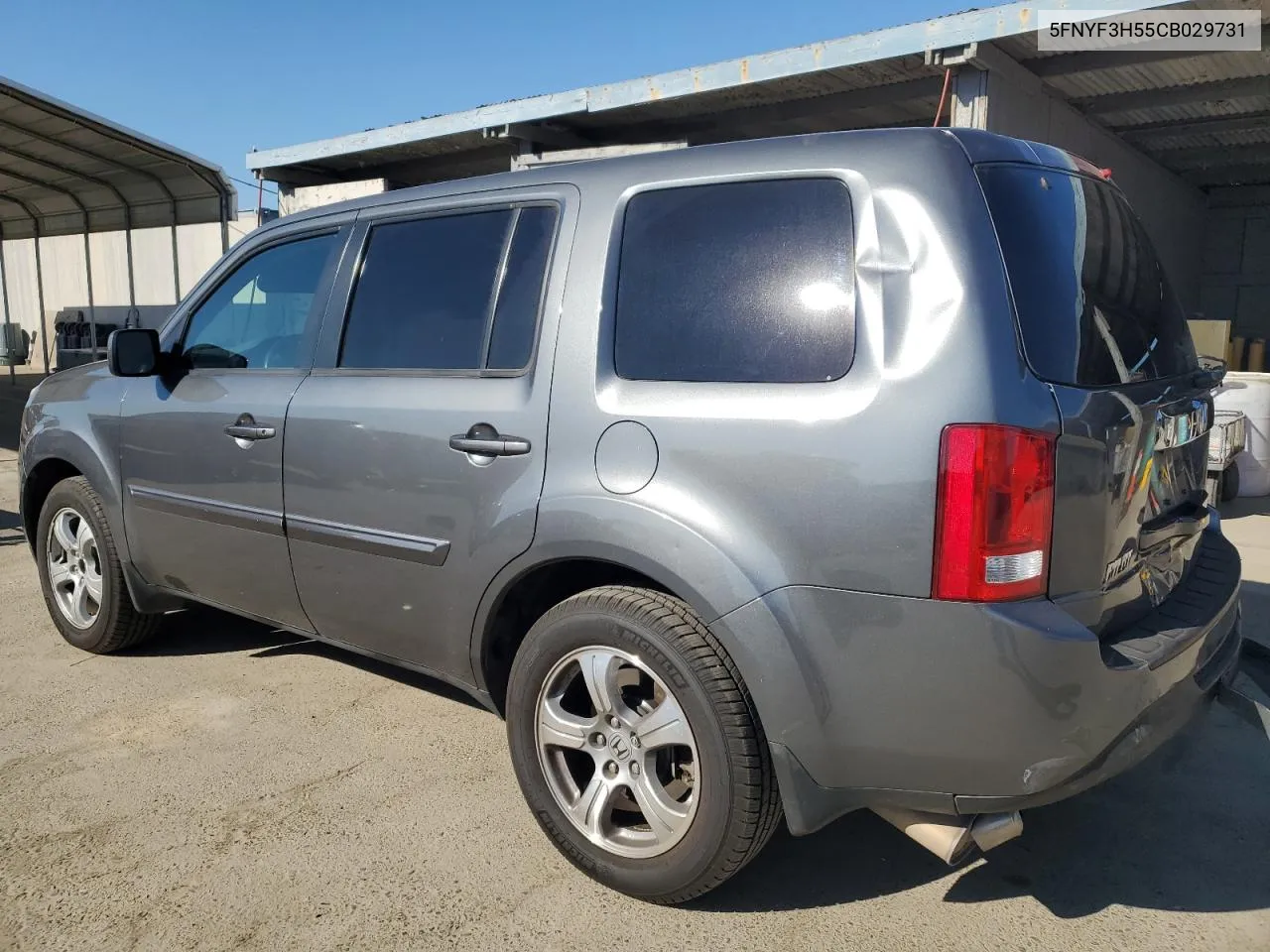 2012 Honda Pilot Exl VIN: 5FNYF3H55CB029731 Lot: 70537544